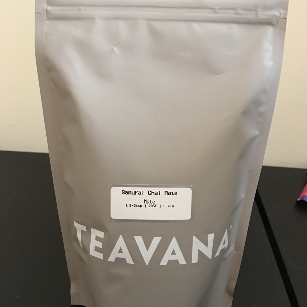❤️SOLD❤️Teavana Samurai Chai Tea- 6.4 oz